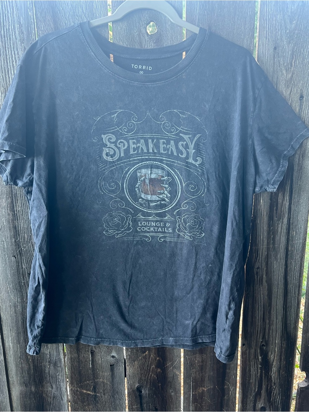 torrid Black 'Speakeasy' Short Sleeve Graphic Tee